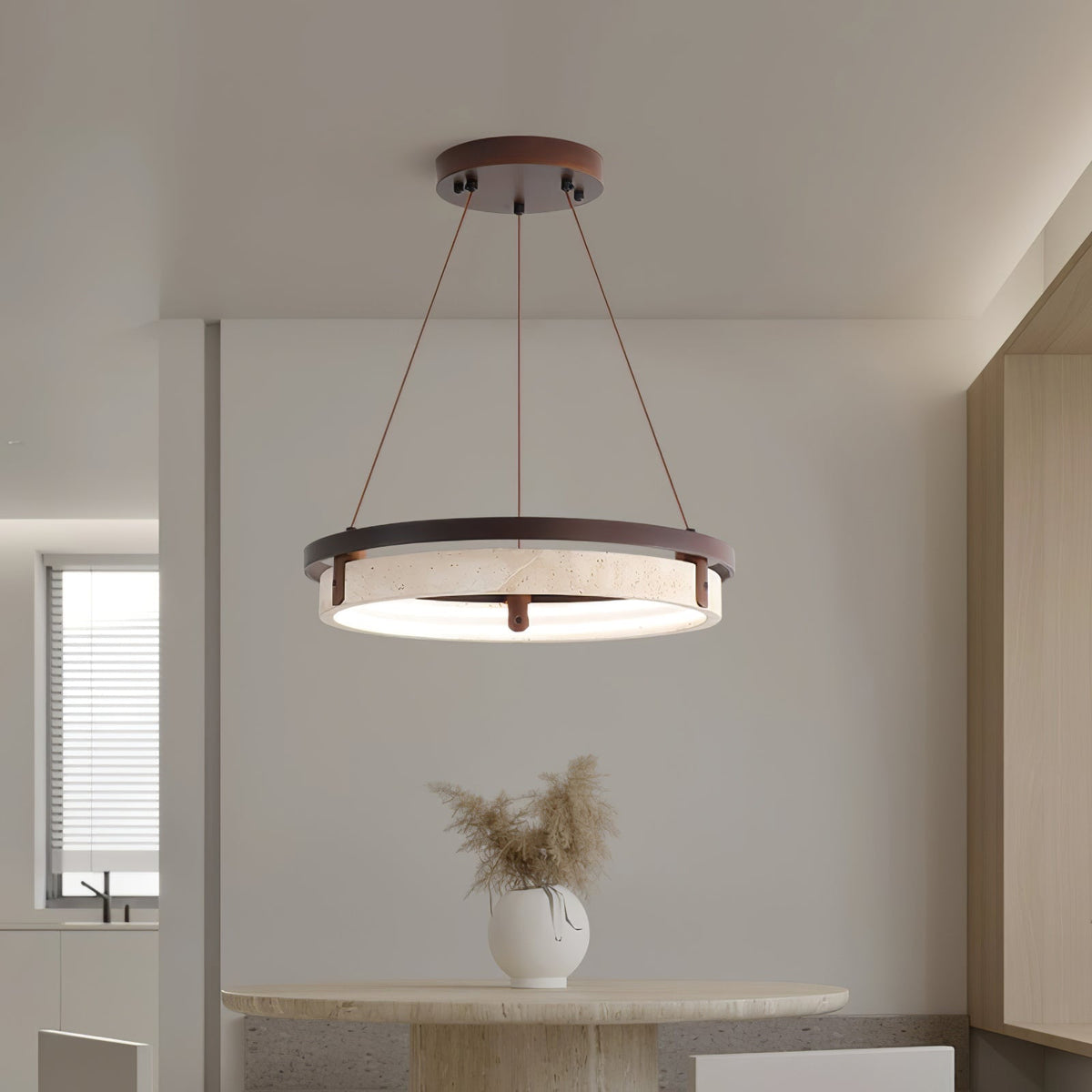 Aurix Travertine Pendelleuchte