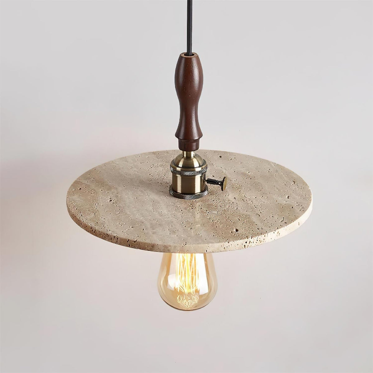 Norerelia Orbit Pendelleuchte Travertin
