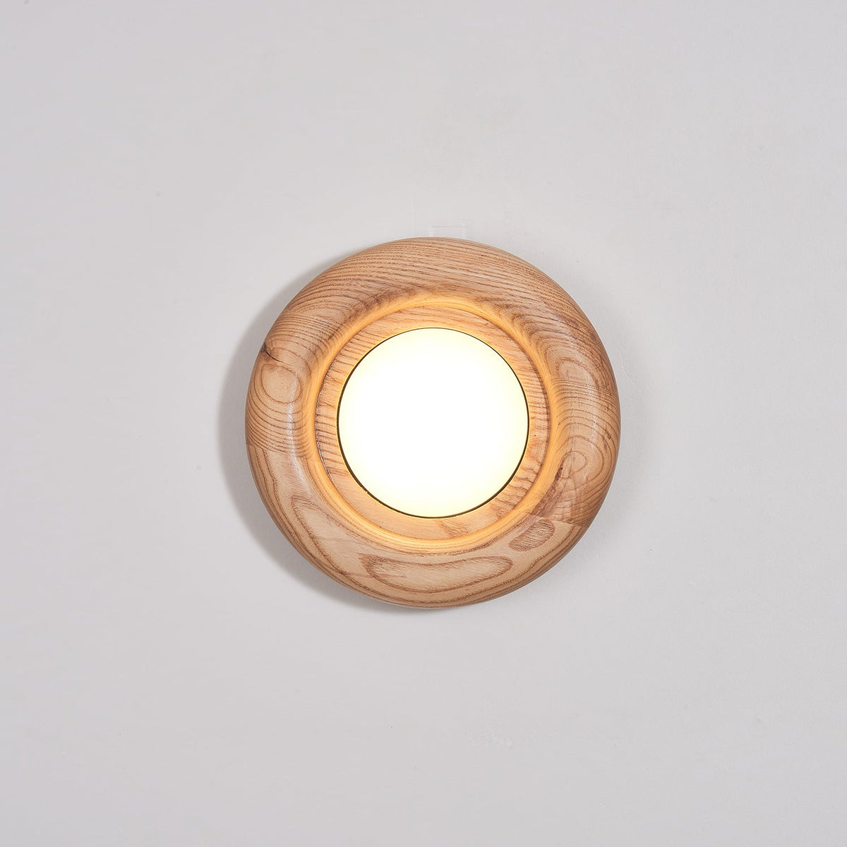 Elvirette Wandleuchte Holzrahmen Acryl-Glow