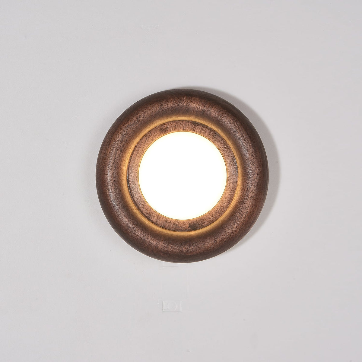 Elvirette Wandleuchte Holzrahmen Acryl-Glow