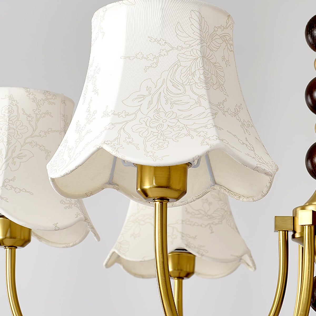 Orchid Kronleuchter Stoff Gold