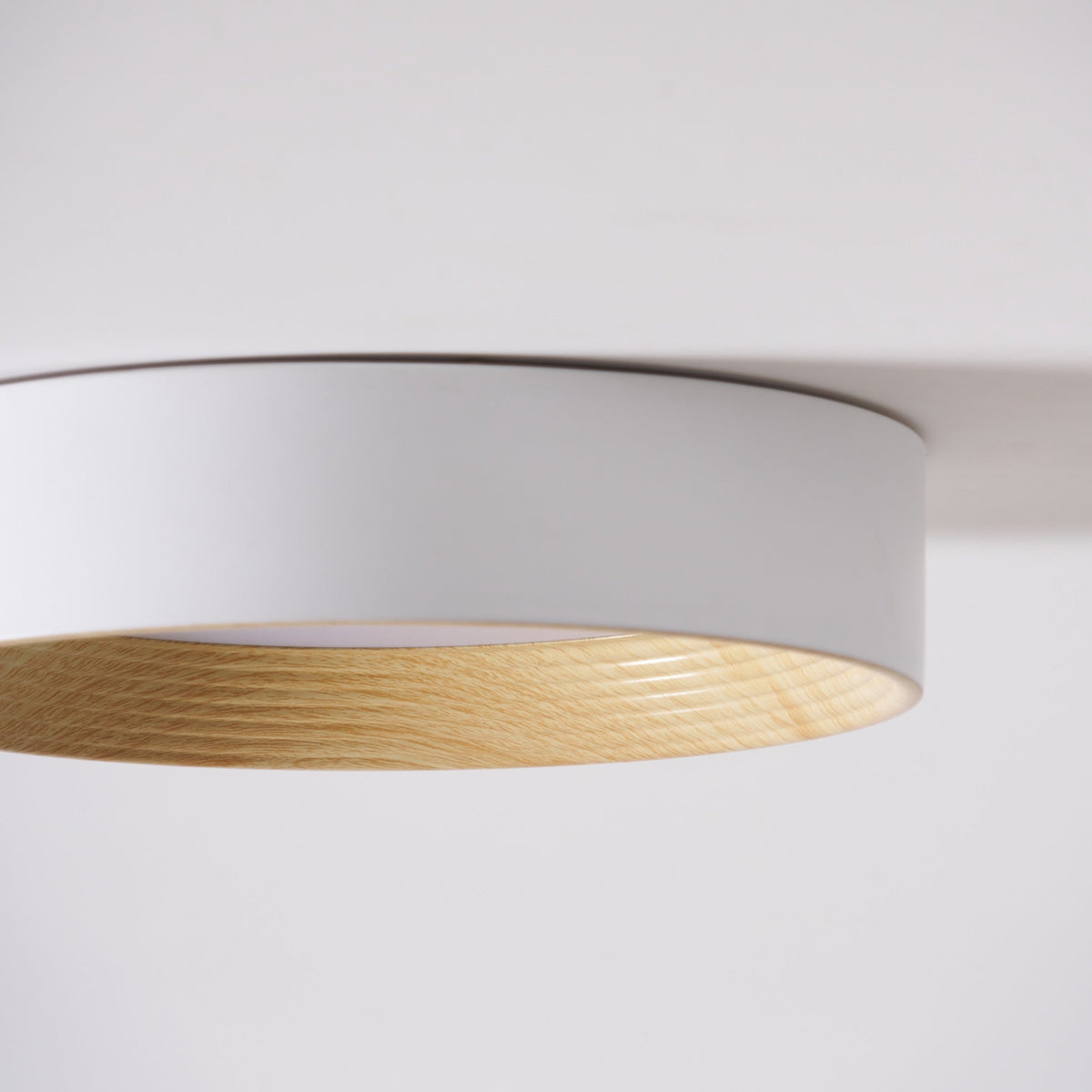 Elvirelle Deckenleuchte Holzring Minimalistisch einstellbar