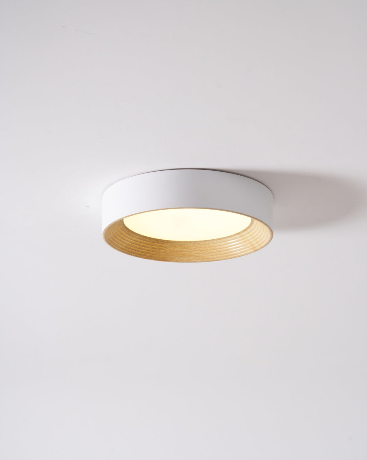 Elvirelle Deckenleuchte Holzring Minimalistisch einstellbar