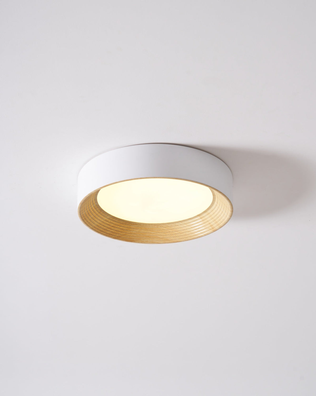 Elvirelle Deckenleuchte Holzring Minimalistisch einstellbar
