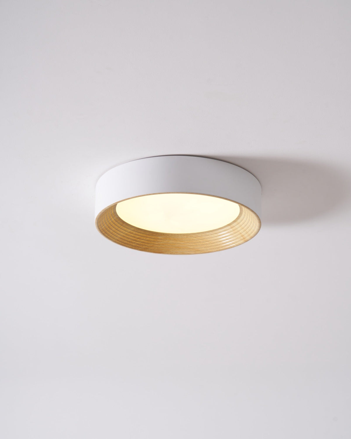 Elvirelle Deckenleuchte Holzring Minimalistisch einstellbar
