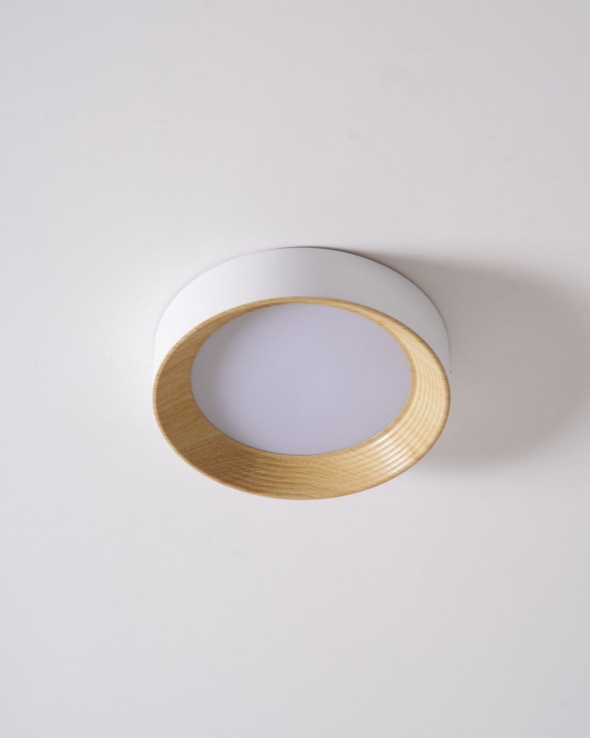 Elvirelle Deckenleuchte Holzring Minimalistisch einstellbar
