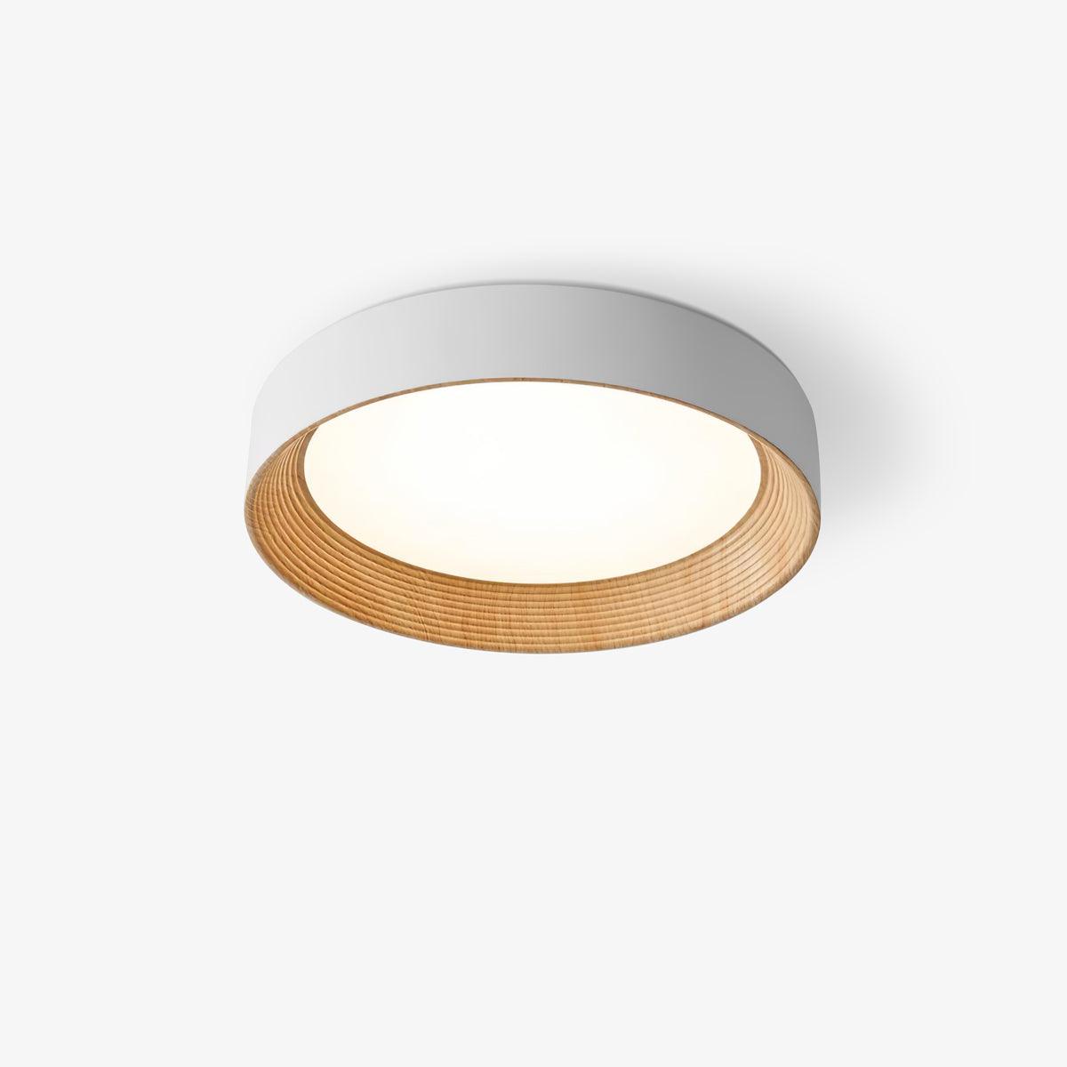 Elvirelle Deckenleuchte Holzring Minimalistisch einstellbar