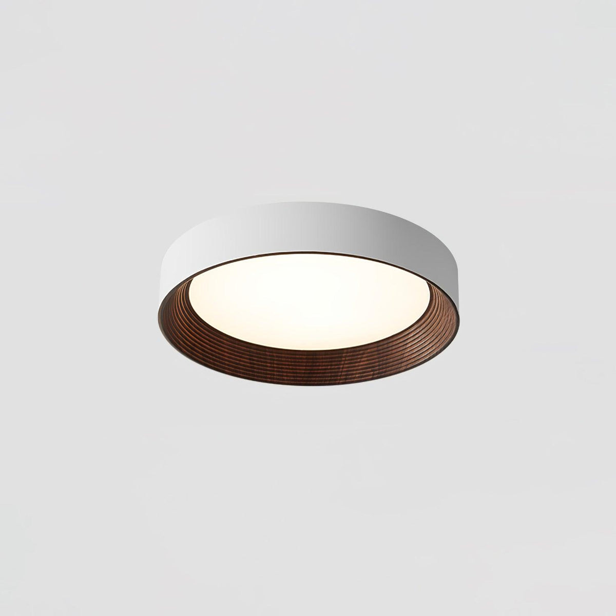 Elvirelle Deckenleuchte Holzring Minimalistisch einstellbar