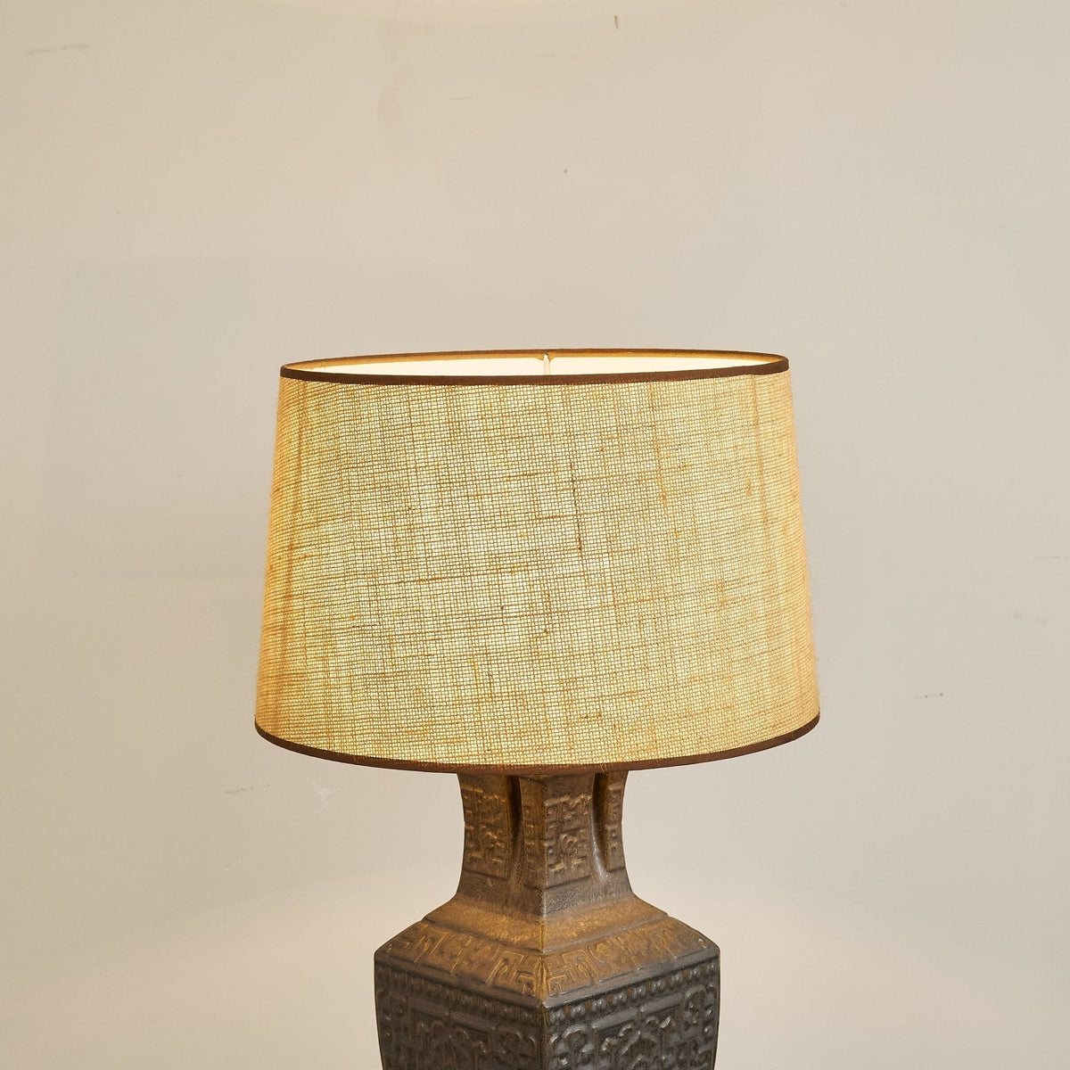 Echo Vintage-Stoff-Tischleuchte