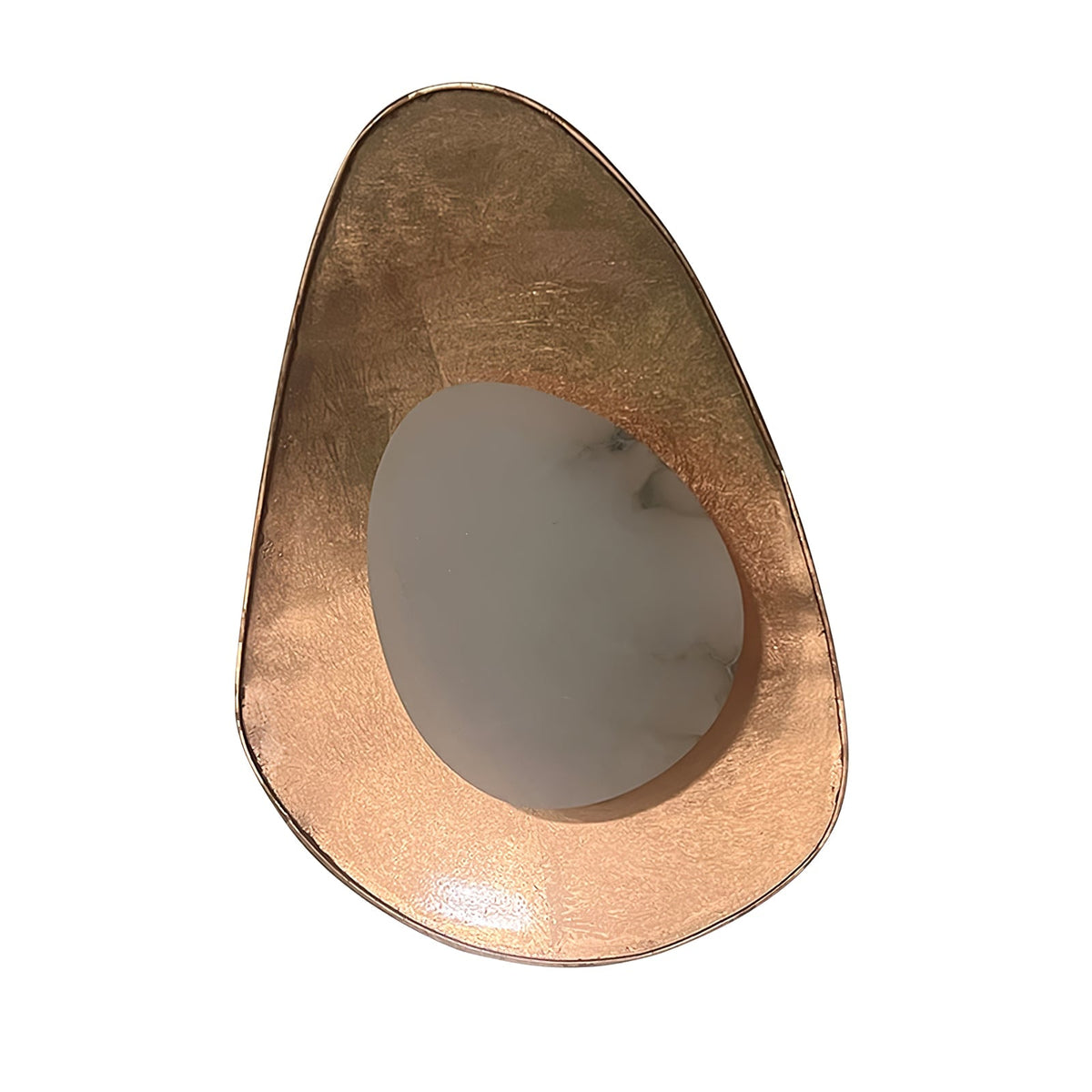 Tenbryn Organic Gilded Pebble Alabaster Wandleuchte in Gold