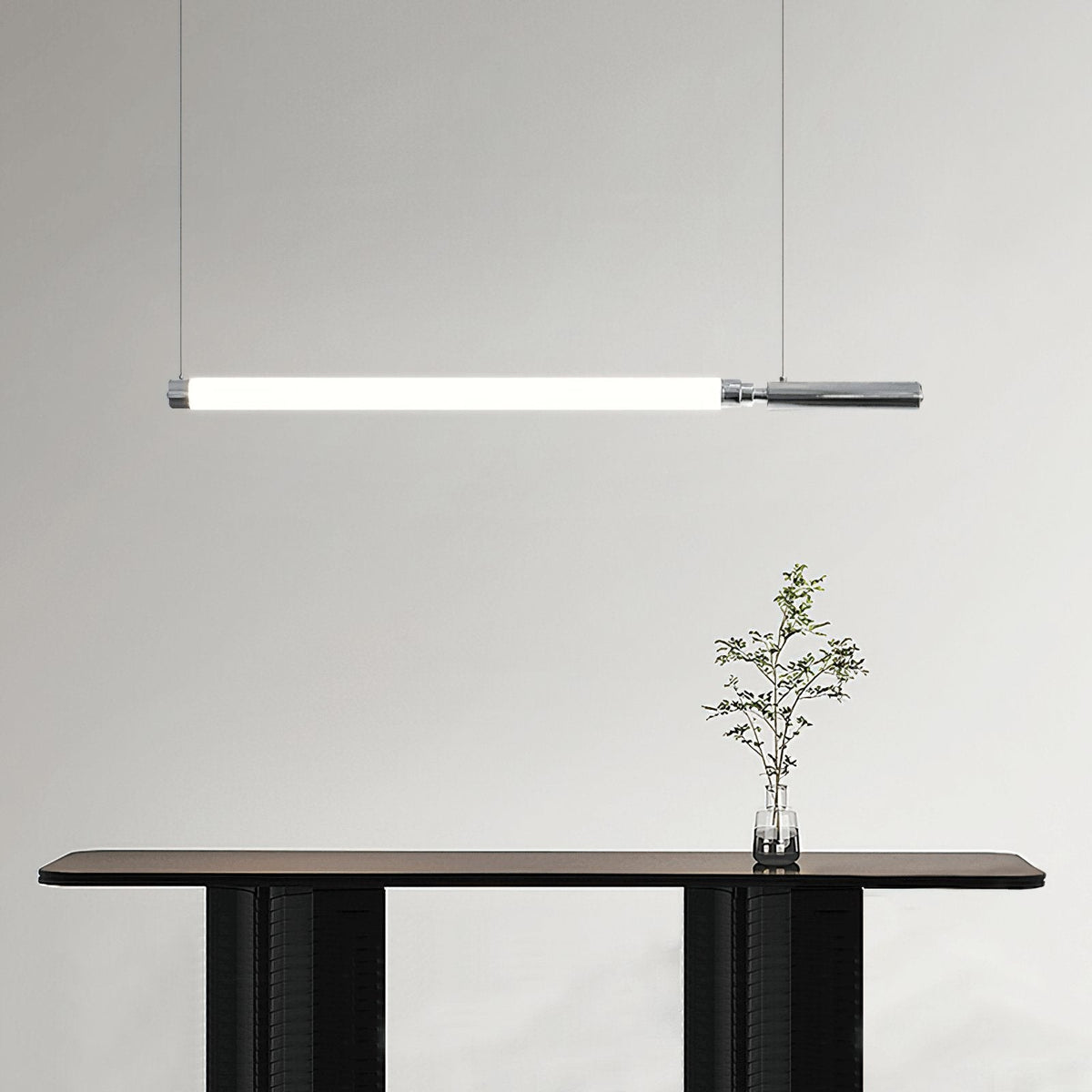 Ollaeos zeitgenössische minimalistische Pendelleuchte aus Glas