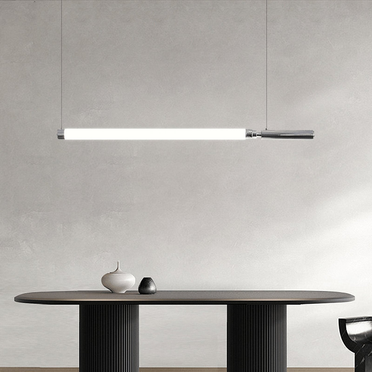 Ollaeos zeitgenössische minimalistische Pendelleuchte aus Glas