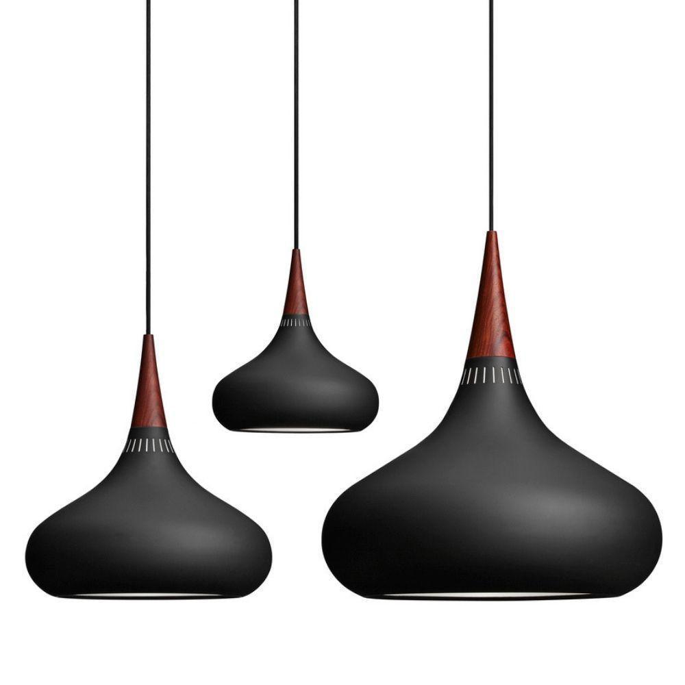 Aelorn Pendelleuchte aus Aluminium und Holz im Industriedesign