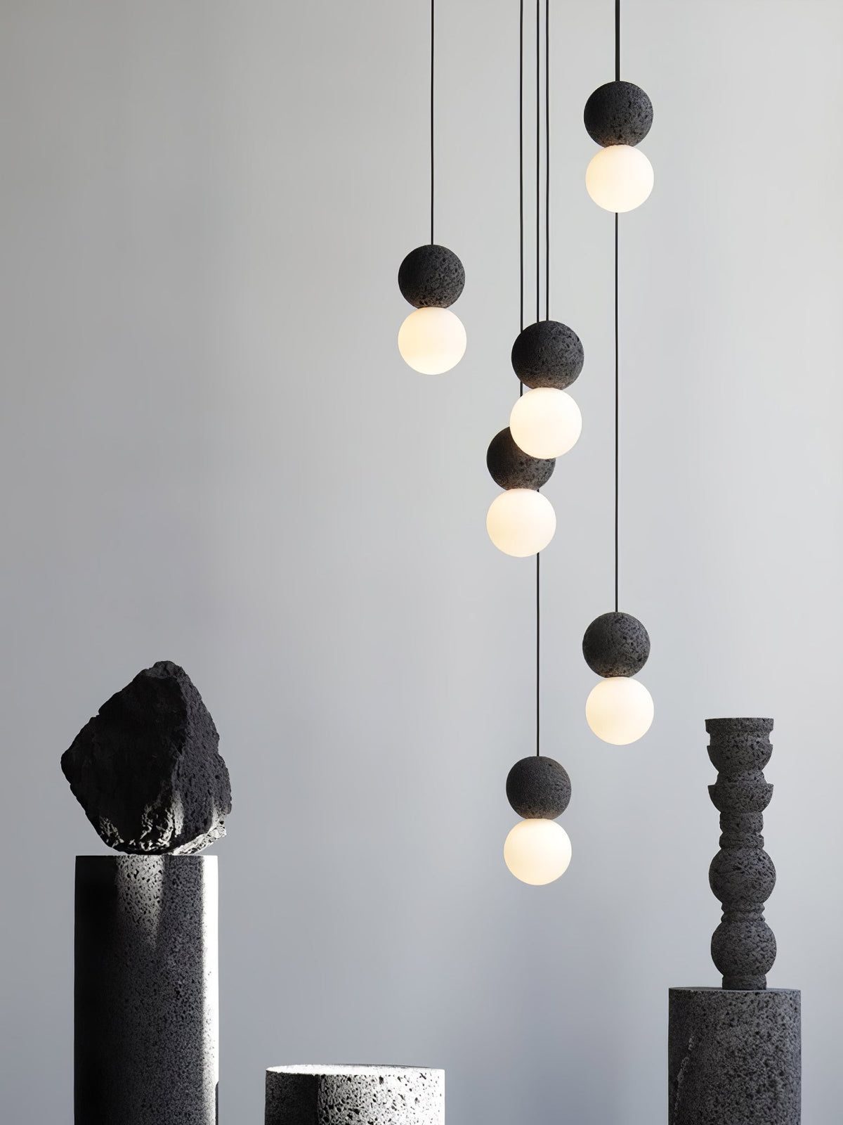 Joss Zement Minimalistische Pendelleuchte