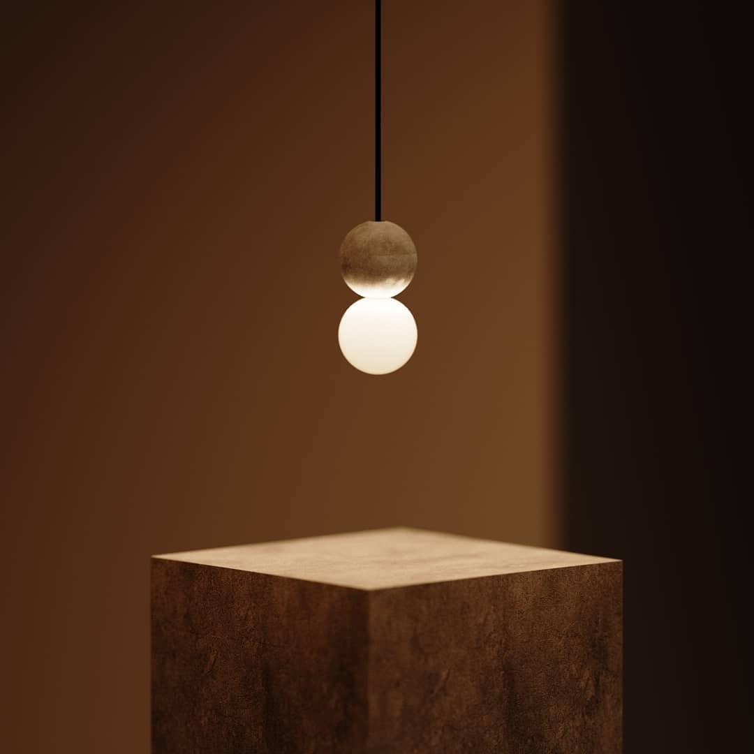 Joss Zement Minimalistische Pendelleuchte