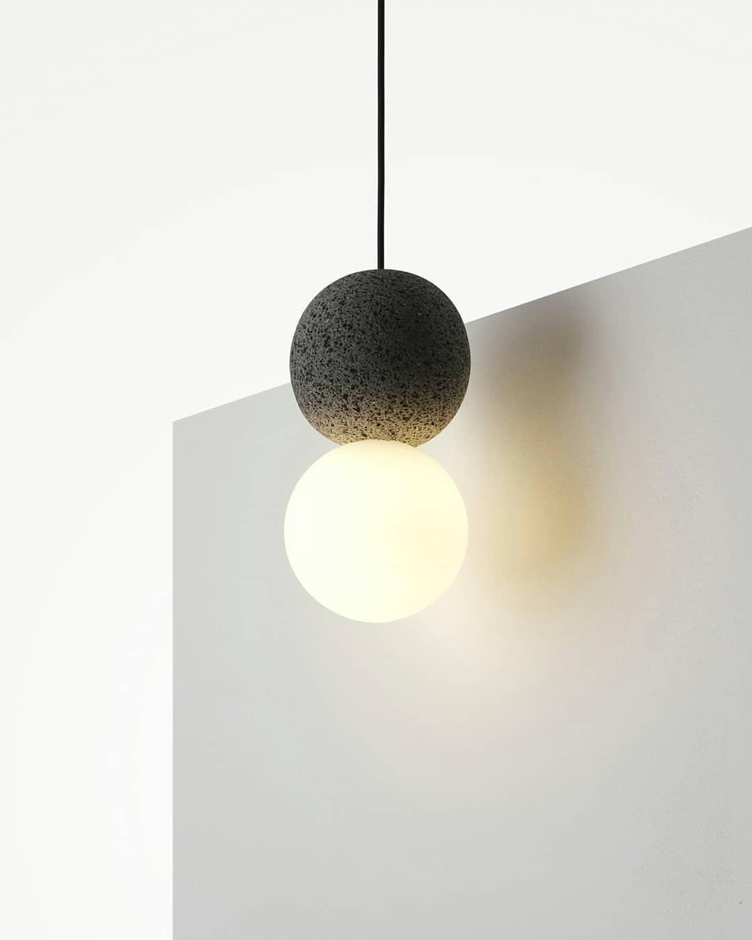 Lumorette moderne Pendelleuchte aus Zement