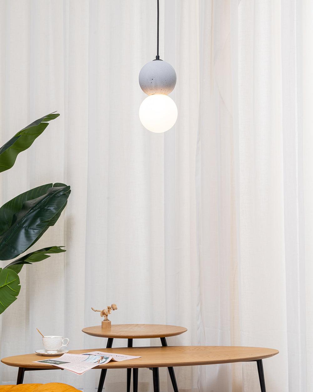 Lumorette moderne Pendelleuchte aus Zement