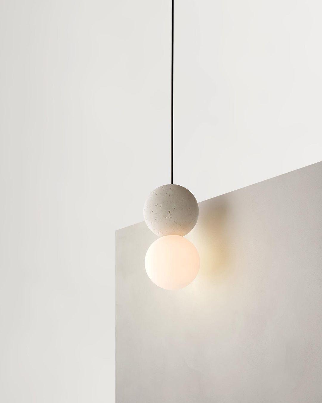 Joss Zement Minimalistische Pendelleuchte