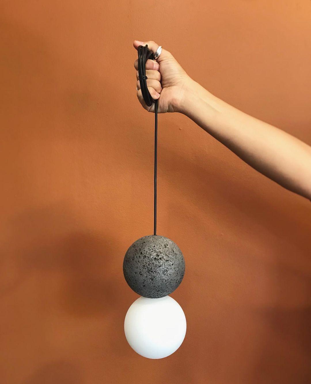 Joss Zement Minimalistische Pendelleuchte