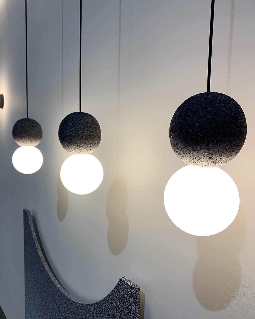 Joss Zement Minimalistische Pendelleuchte