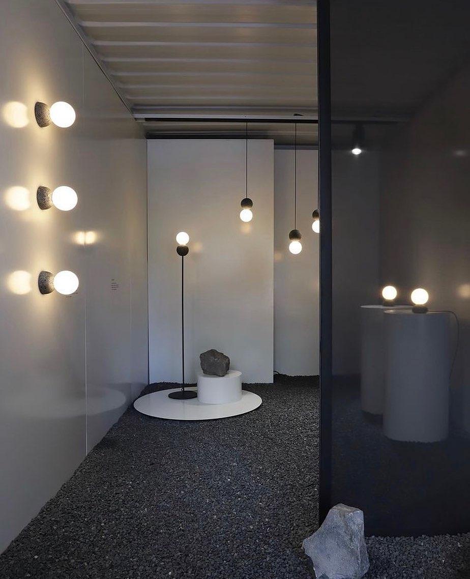 Lumorette moderne Pendelleuchte aus Zement