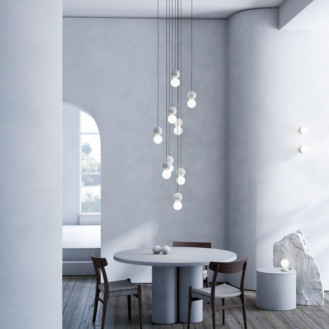 Joss Zement Minimalistische Pendelleuchte