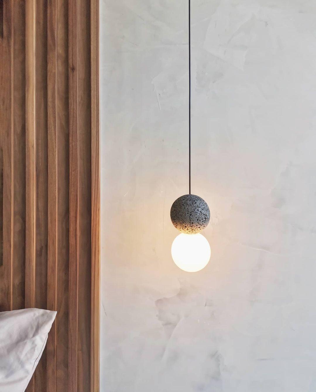 Joss Zement Minimalistische Pendelleuchte