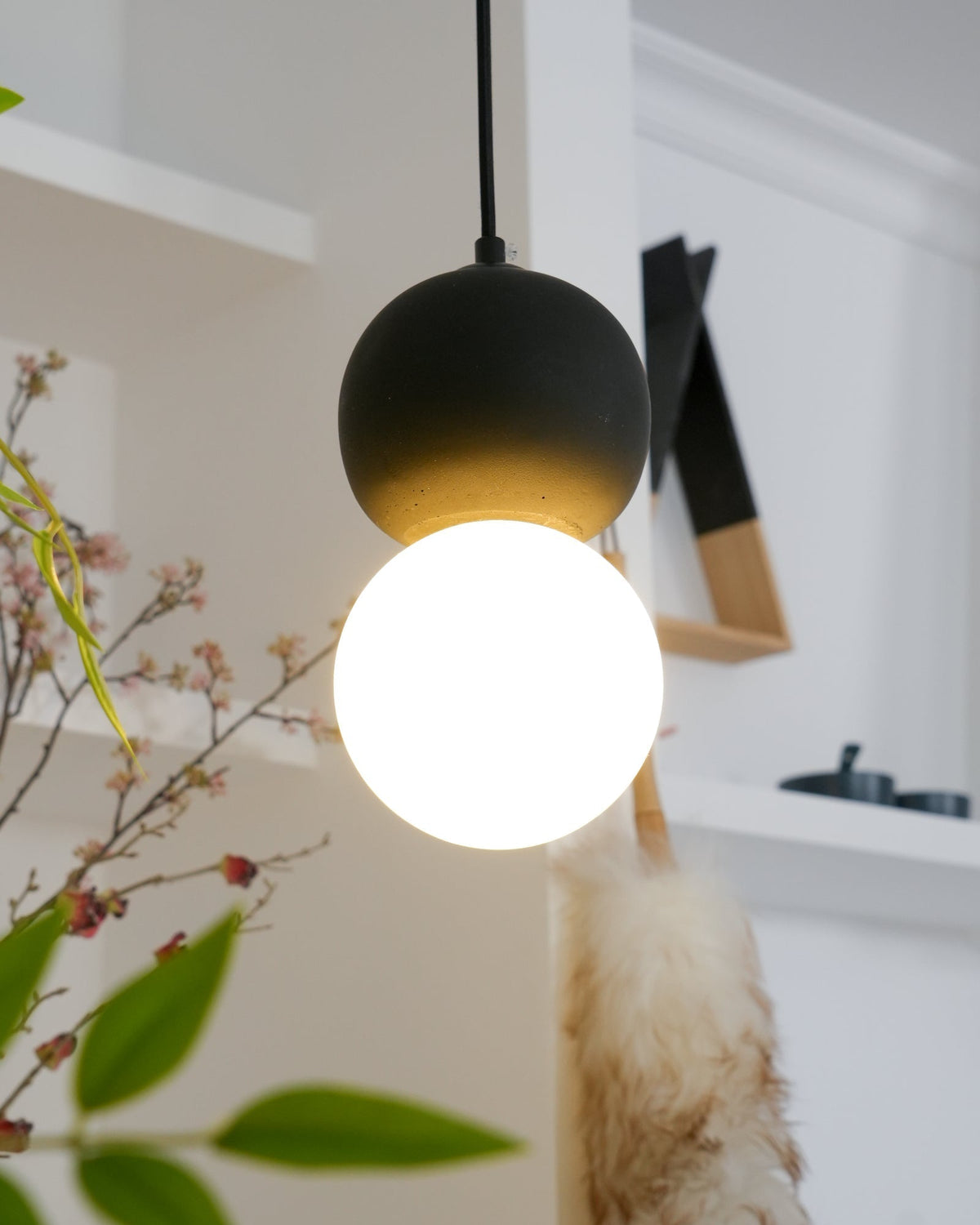 Joss Zement Minimalistische Pendelleuchte