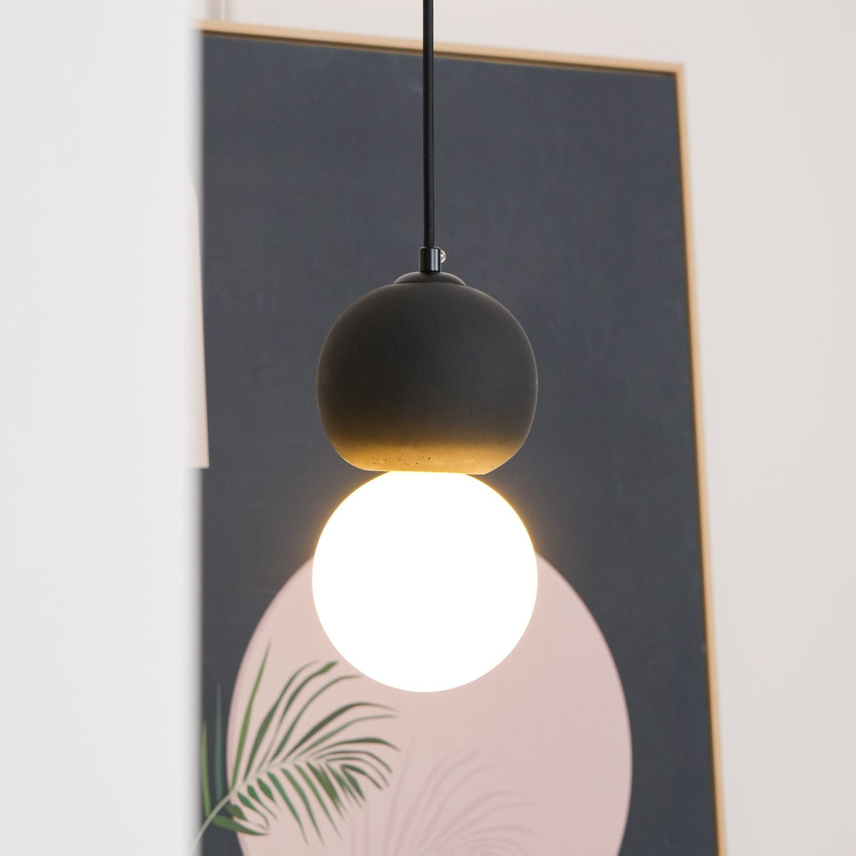 Joss Zement Minimalistische Pendelleuchte