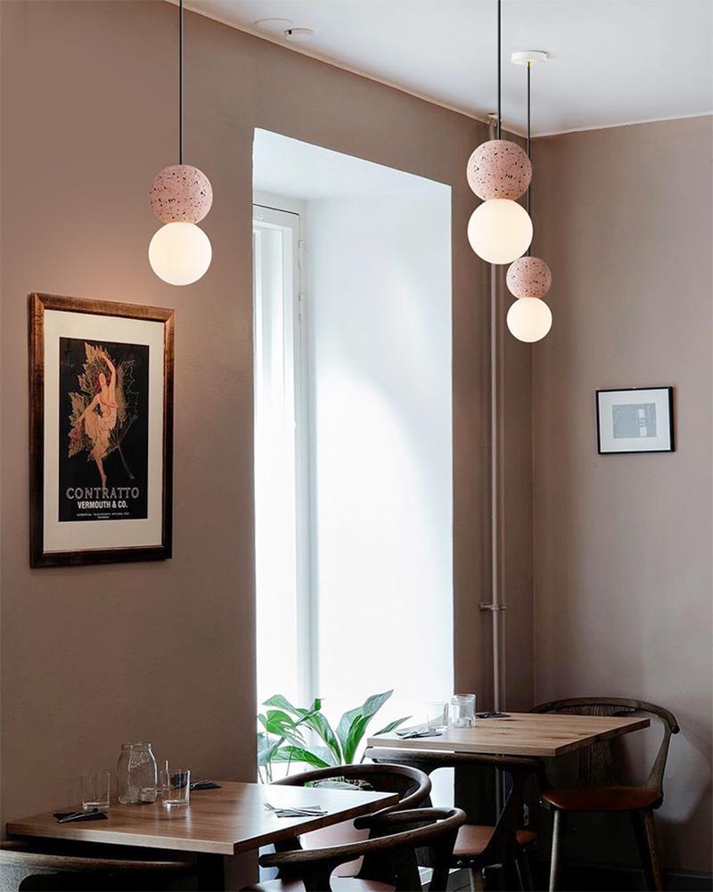 Lumorette moderne Pendelleuchte aus Zement