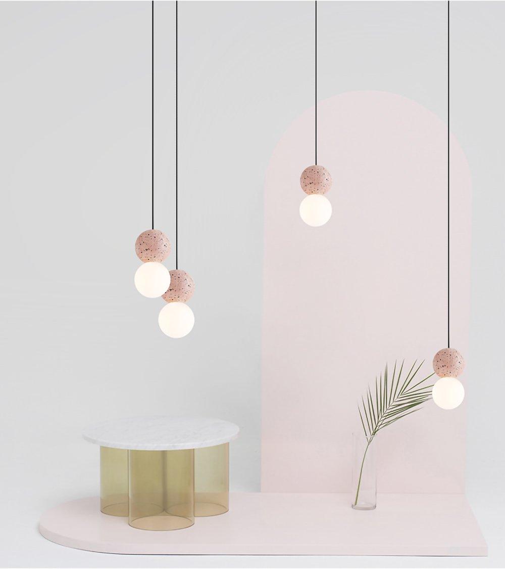 Lumorette moderne Pendelleuchte aus Zement