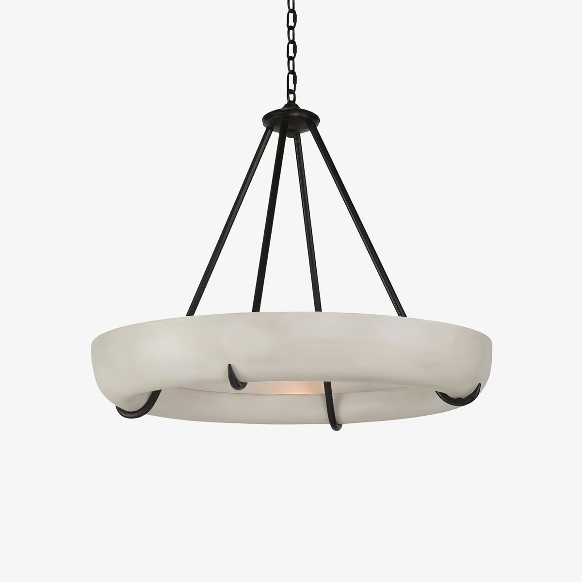 Daria zeitgenössische Pendelleuchte aus Alabaster
