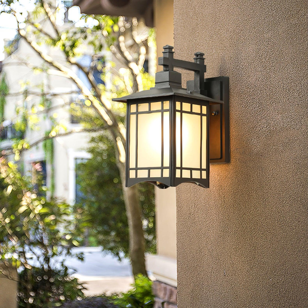 Lioruelle Elegance House Glas Außenwandleuchte