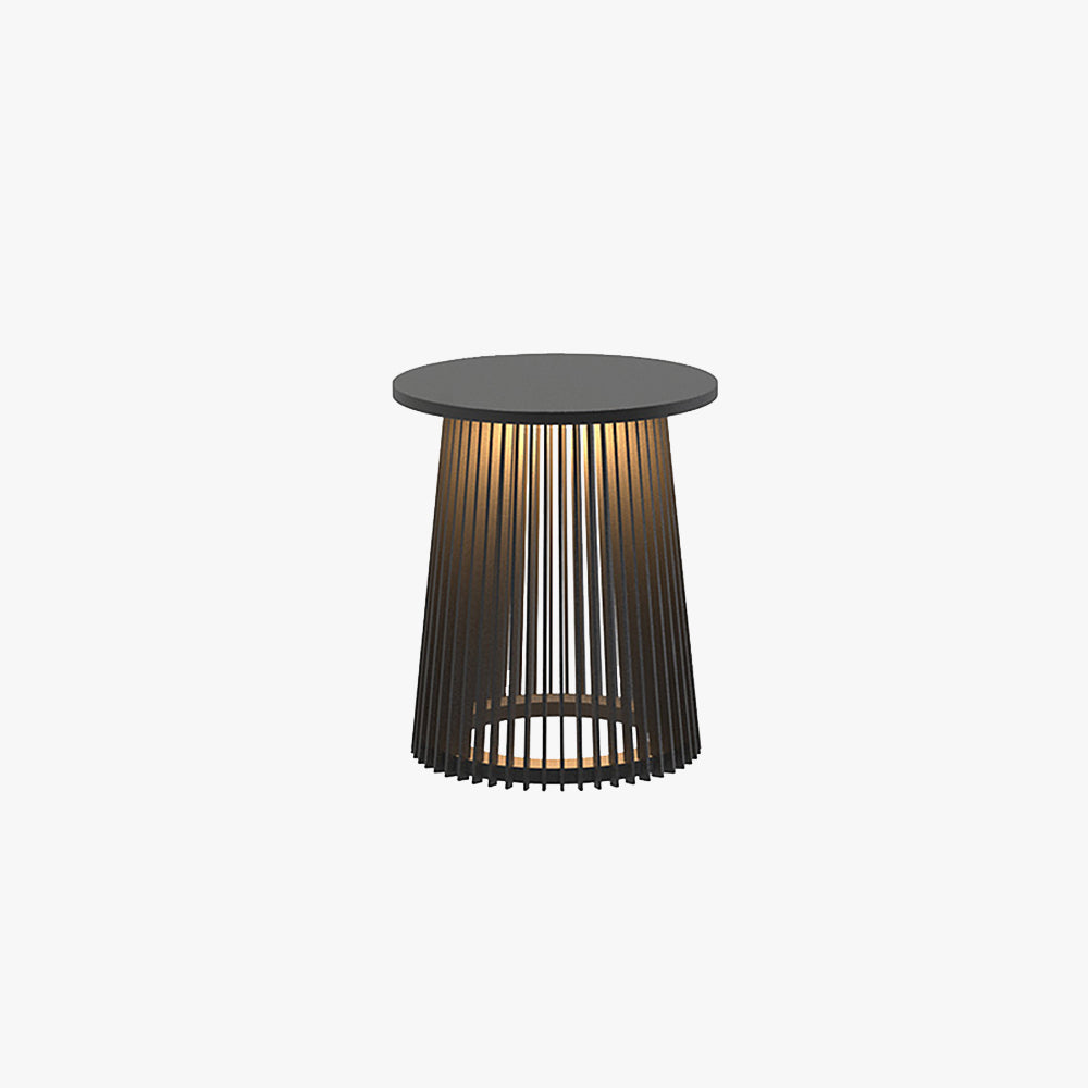 Ray Modern LED Stehleuchte Wiederaufladbar/Solar Garten Metall/Acryl Außen