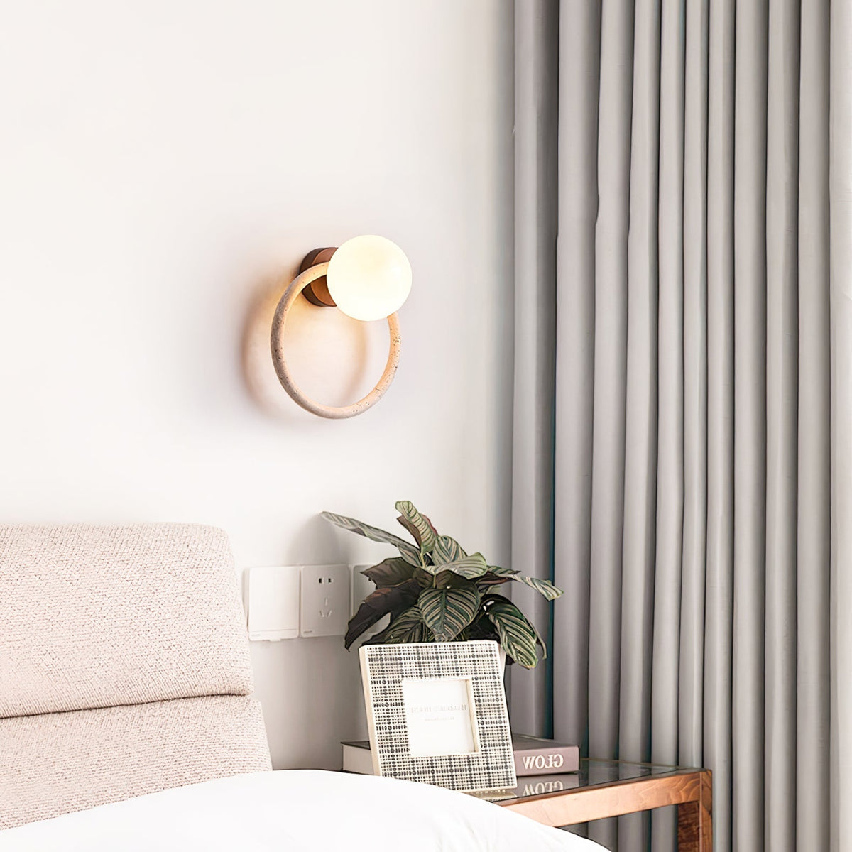 Idoryra Travertine Wandleuchte