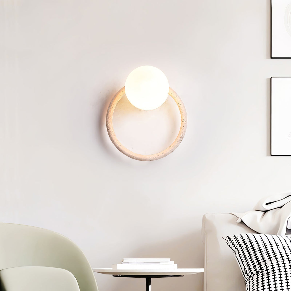 Idoryra Travertine Wandleuchte