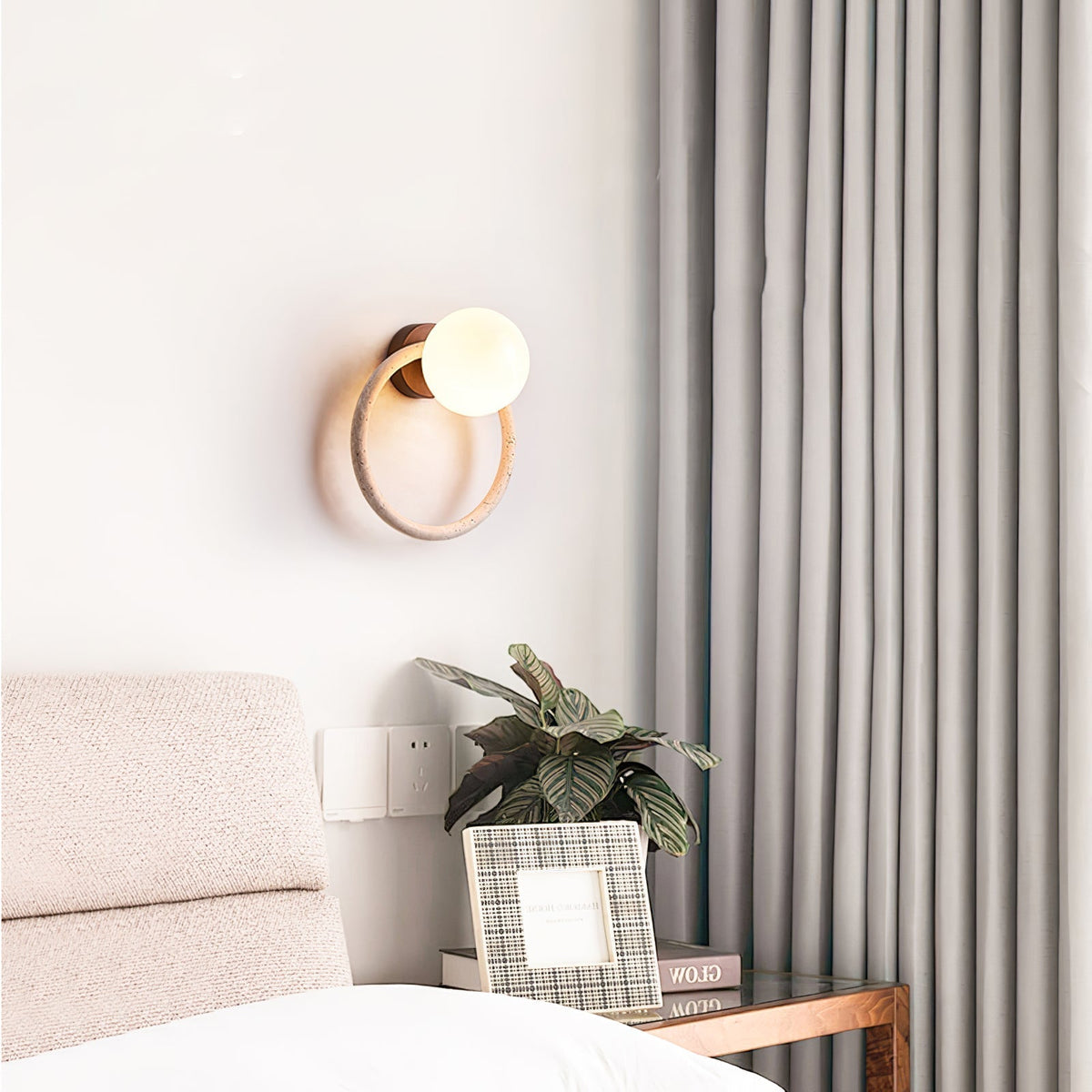 Idoryra Travertine Wandleuchte