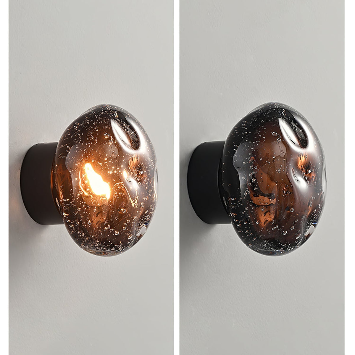 Eiririelle luxuriöse Glas-Wandleuchte