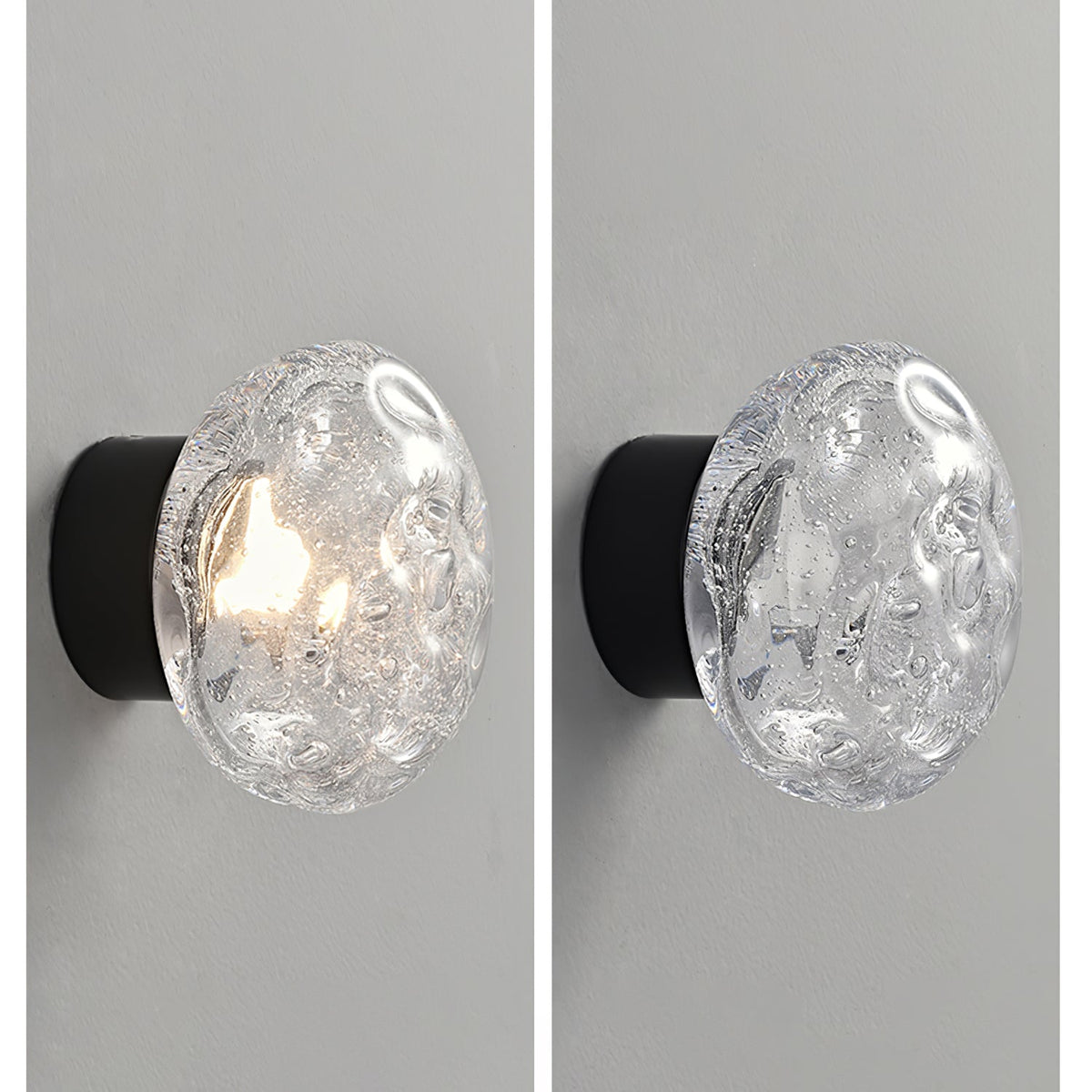 Eiririelle luxuriöse Glas-Wandleuchte