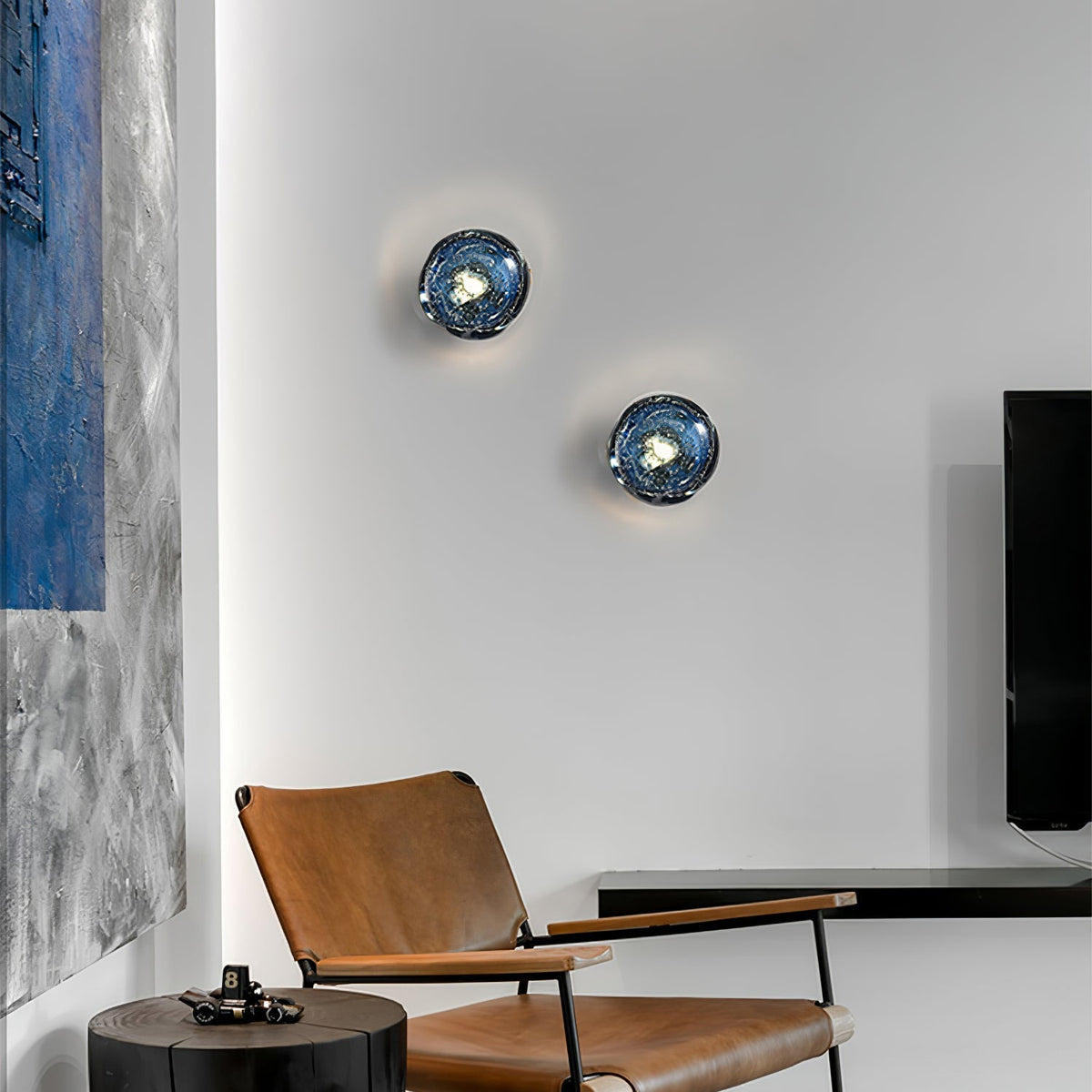 Eiririelle luxuriöse Glas-Wandleuchte