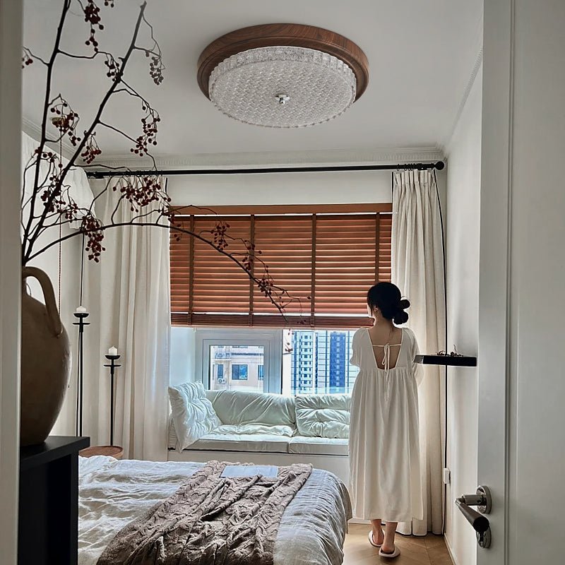 Nyshair zeitgenössische minimalistische Glas-Deckenleuchte