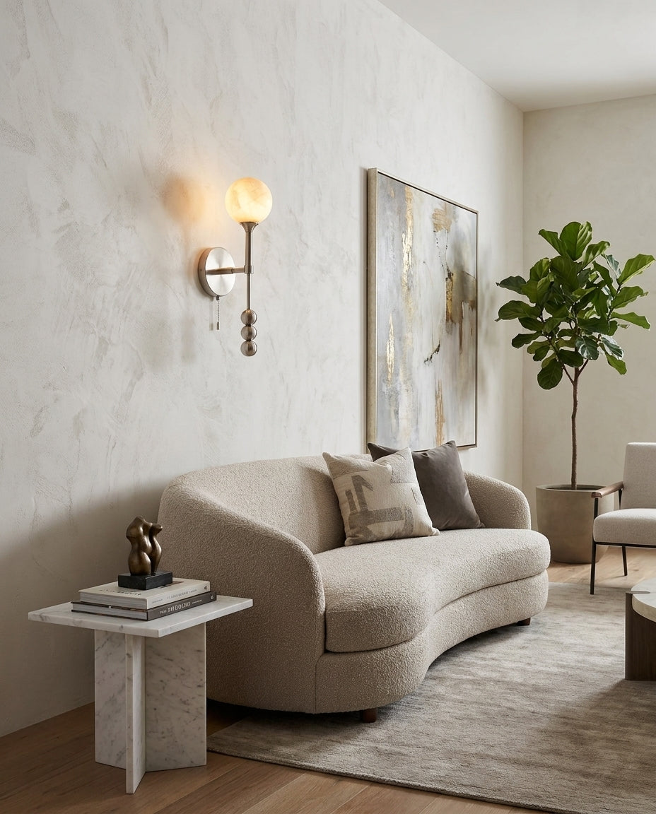 Valemont Wandleuchte aus Alabaster