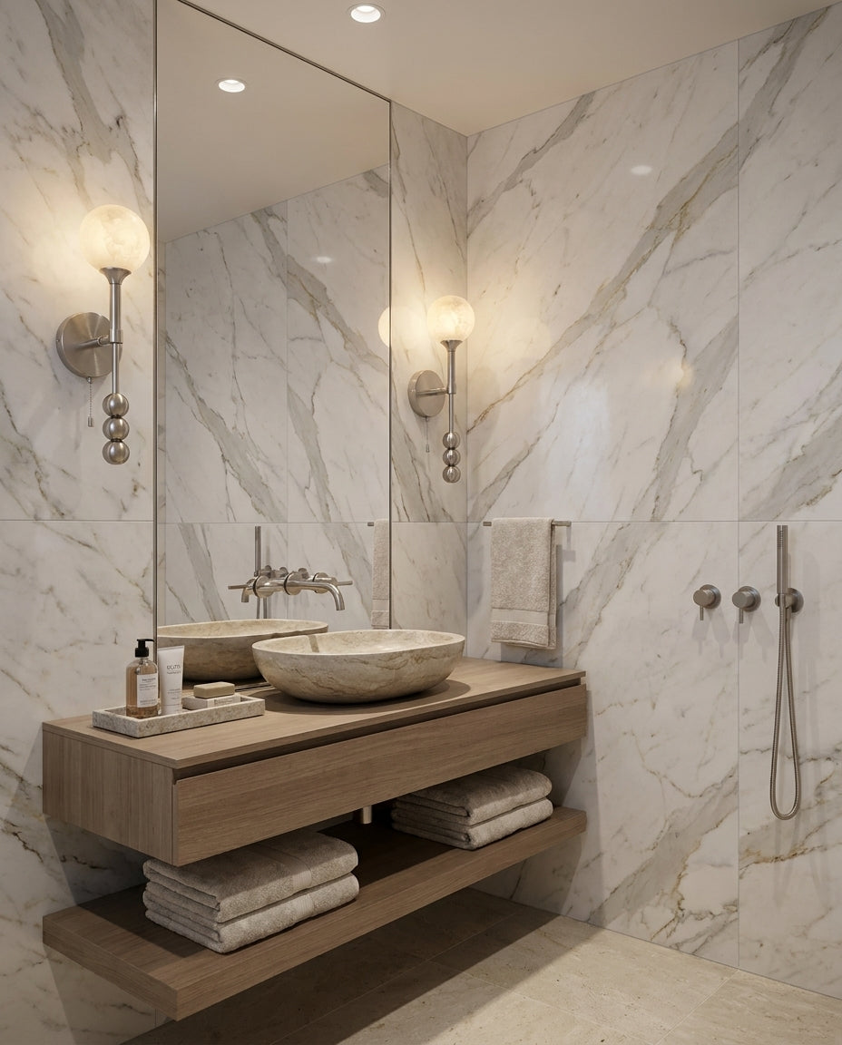 Valemont Wandleuchte aus Alabaster