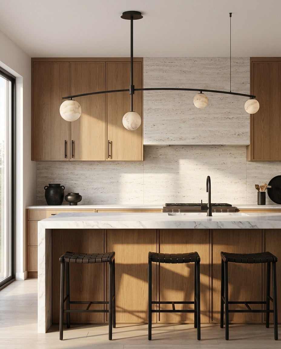 Eastvale8 Alabaster-Kronleuchter