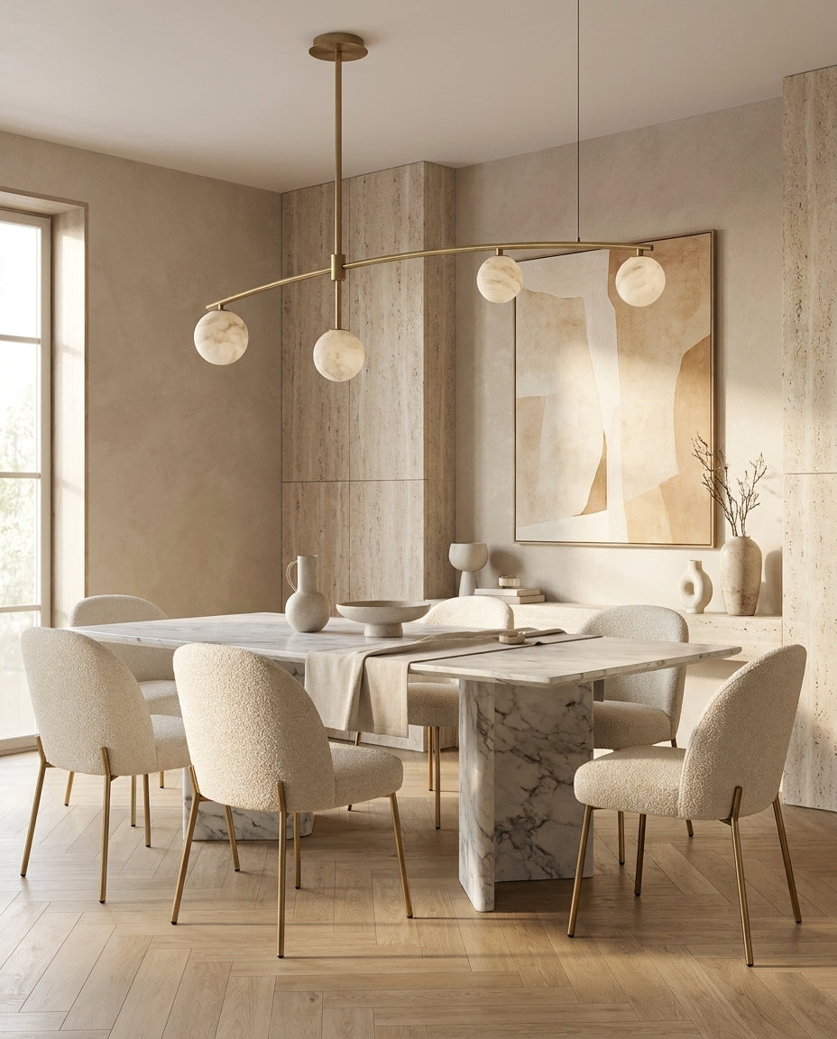 Eastvale8 Alabaster-Kronleuchter