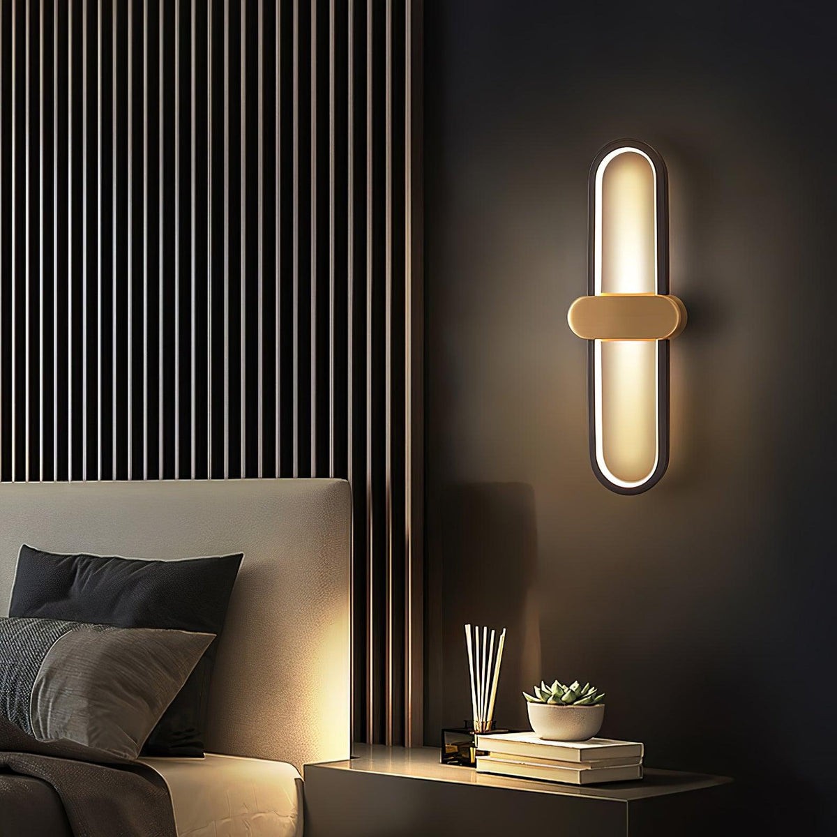 Avelon Oval LED-Wandleuchte