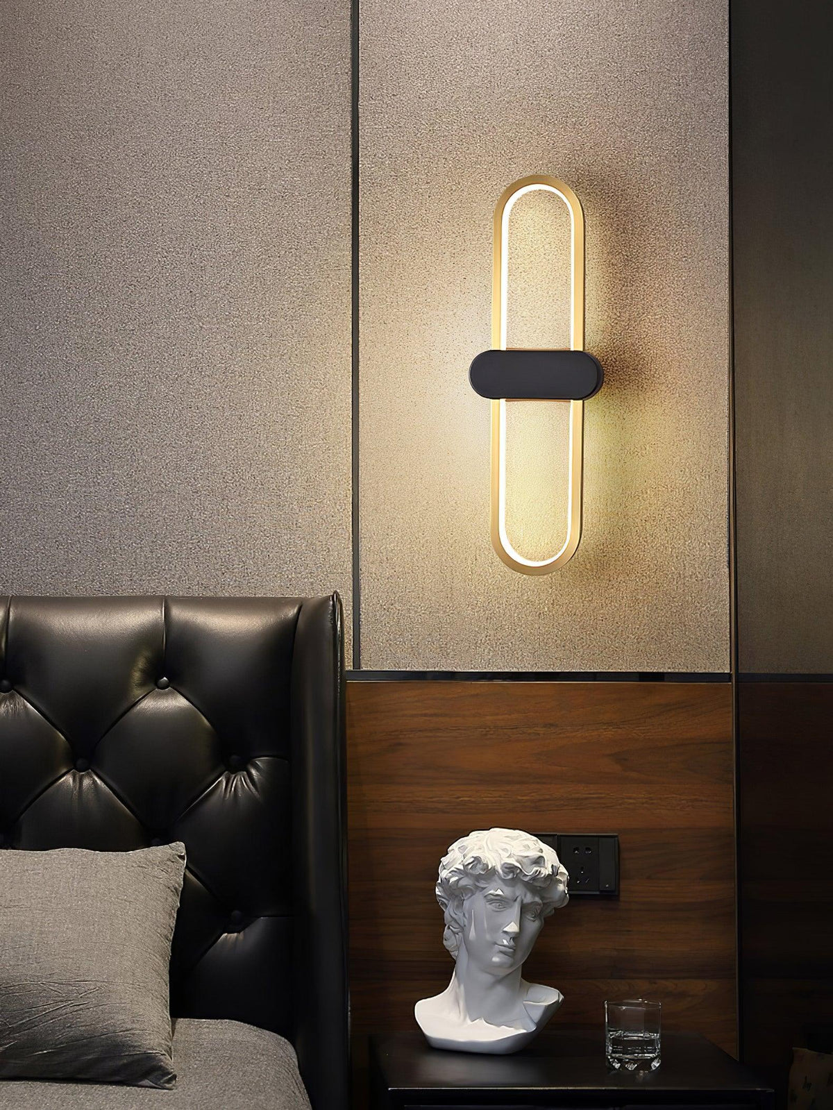 Avelon Oval LED-Wandleuchte