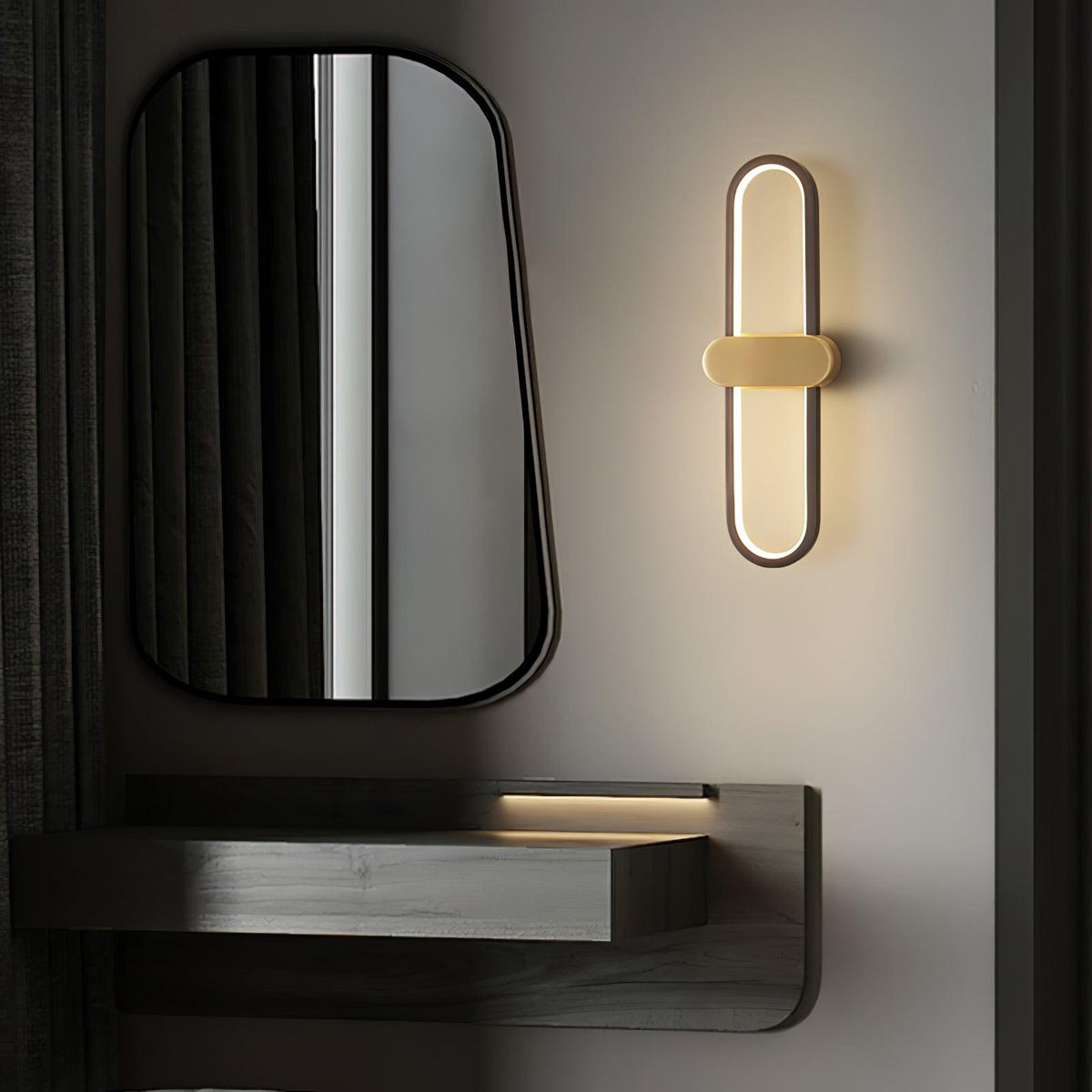 Avelon Oval LED-Wandleuchte