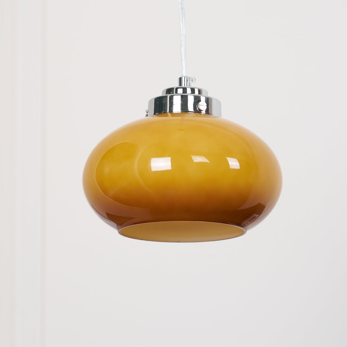 Tavira Pendelleuchte aus Glas im Retro-Stil