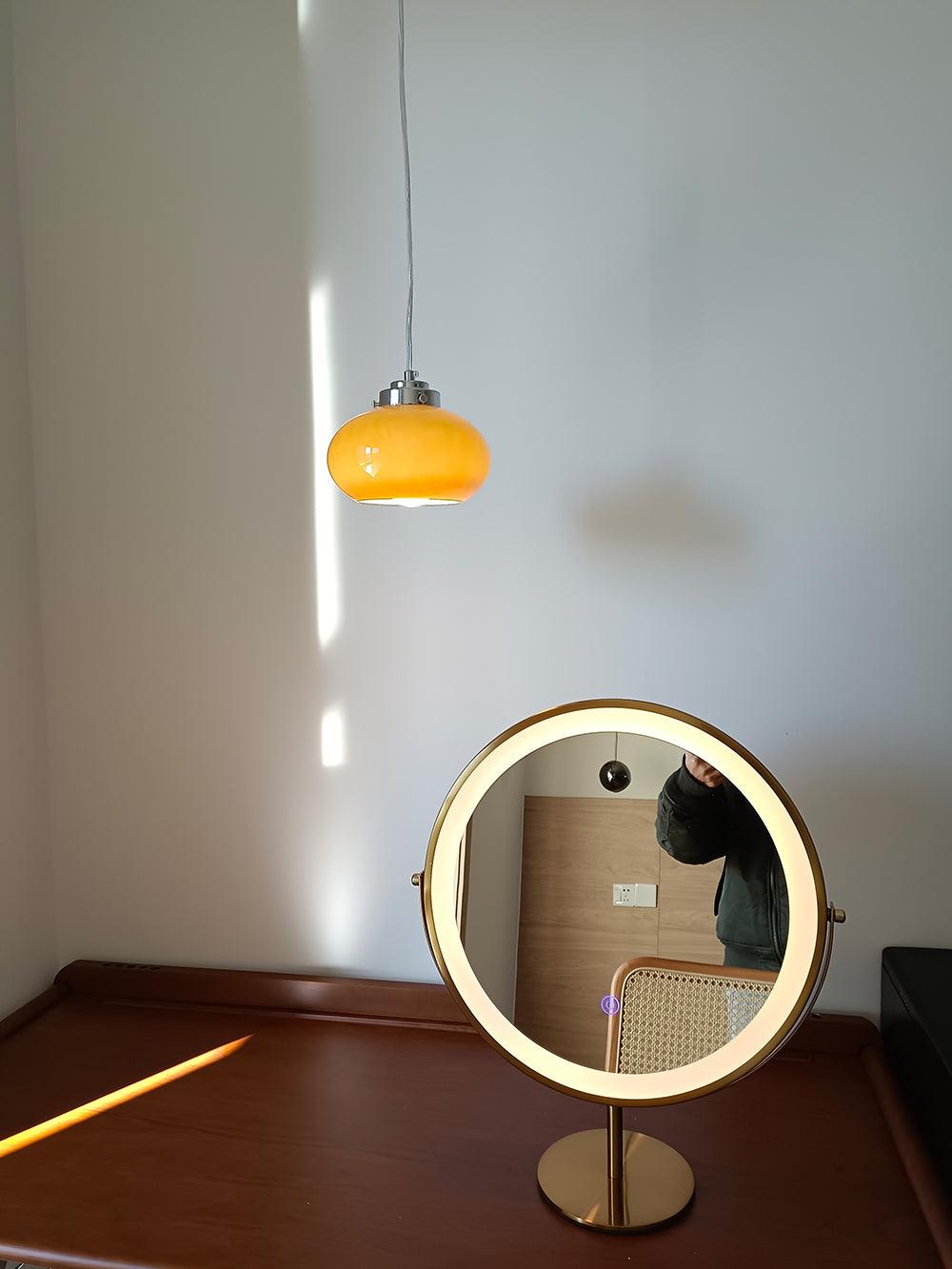 Tavira Pendelleuchte aus Glas im Retro-Stil